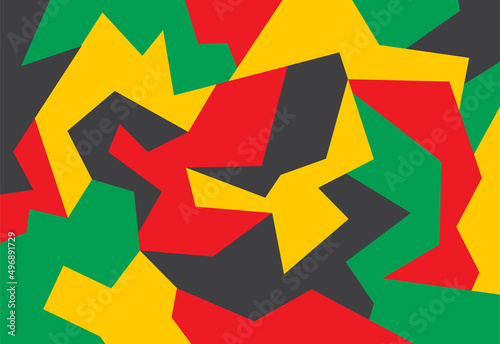 Minimalist background with colorful abstract geometric pattern. Abstract interior wallpaper