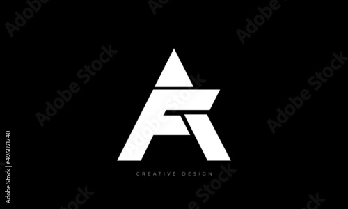 Letter branding FA abstract logo concept photo