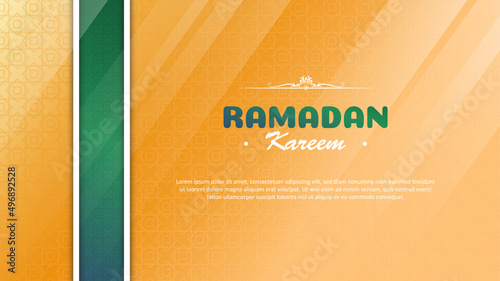 premium ramadan kareem banner template