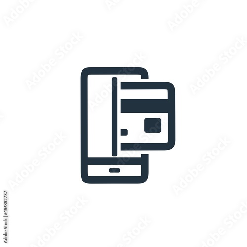 Simple and modern style flat design transfer vector icon isolated on a white background.  NFC payment symbol for web and mobile applications.  Vector illustration