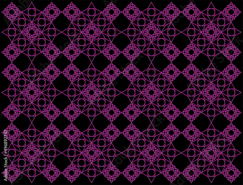 seamless abstract vector geometric background