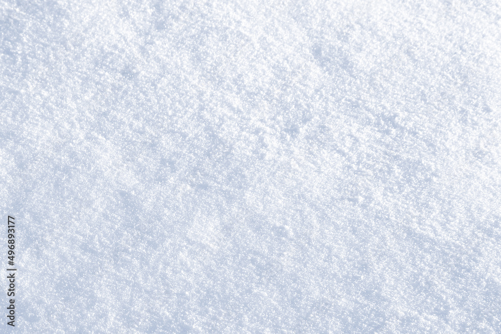 Snowy winter texture. Snow, winter, cold, freshness.