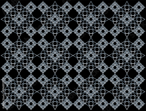 seamless abstract vector geometric background