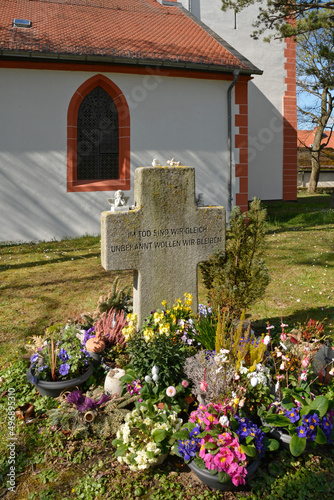 friedhof, anonymes grabfeld photo