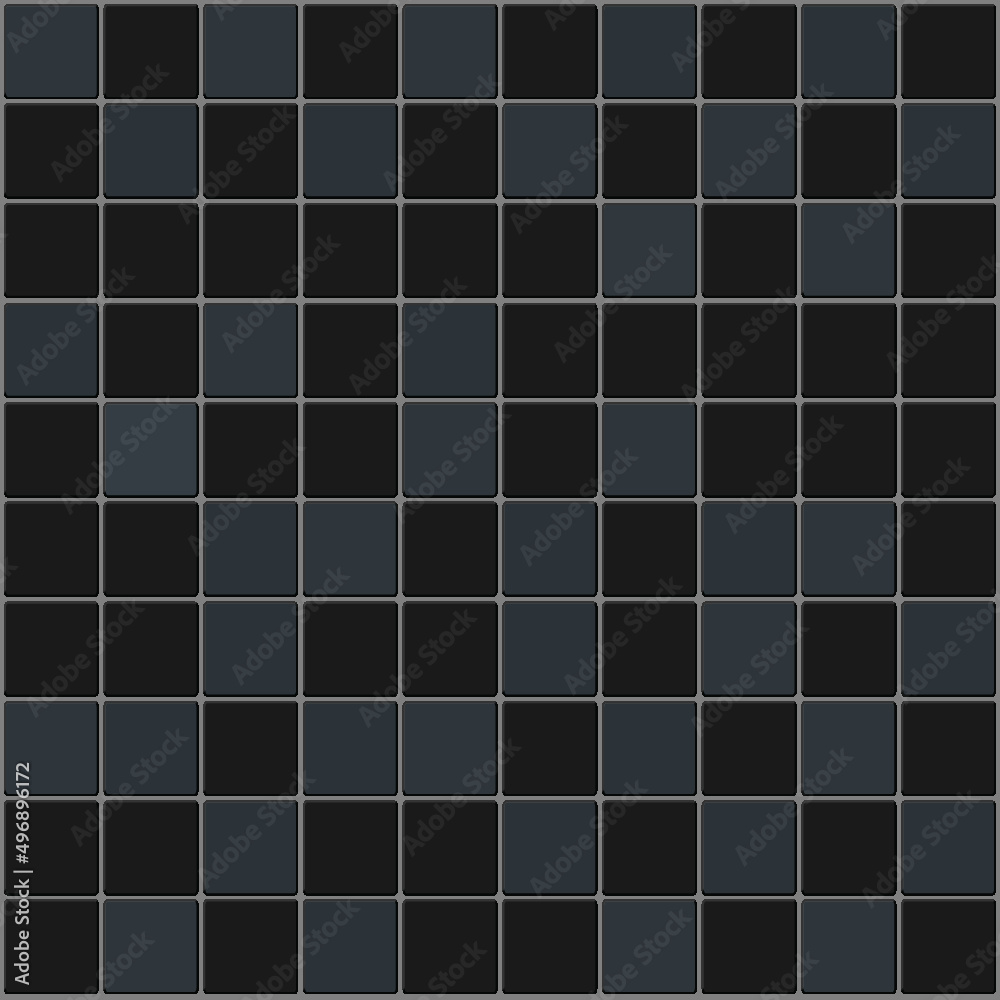 Black tiles texture. Abstract black vector background