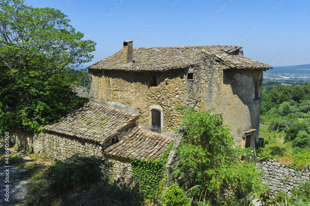 Medieval village of Oppede le Vieux, Vaucluse, Provence region, France