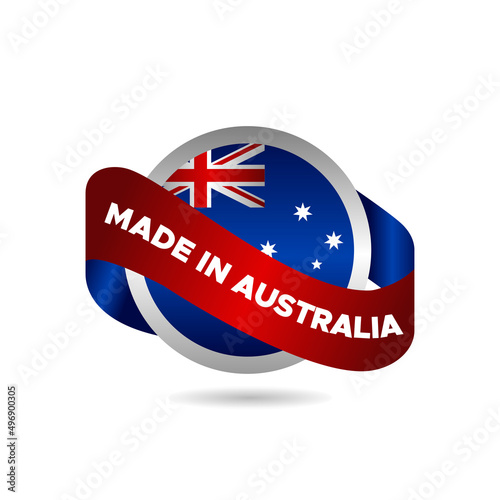 Made In Australia Vector Design