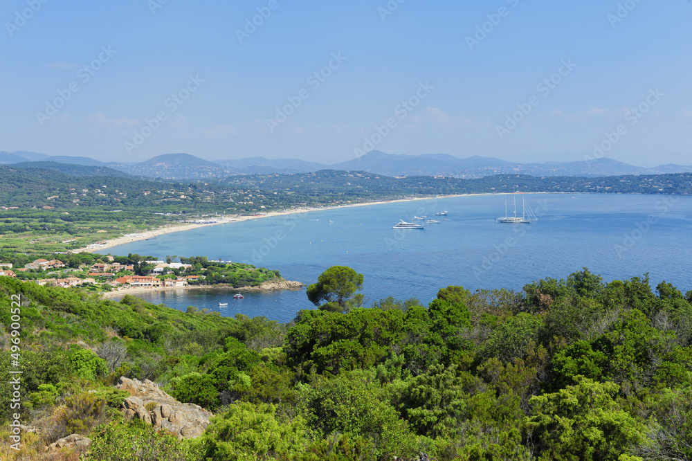 Pampelonne beach, Ramatuelle, Var, Provence  region, France