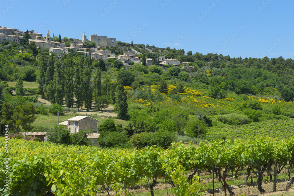 Le Crestet village, Vaucluse, Provence, France
