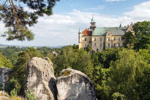 Hruba Skala castle sandstone rock city Czech paradise