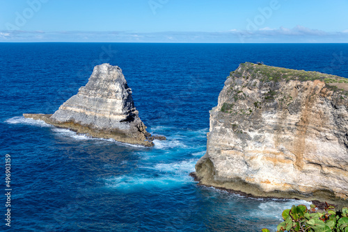 Pointe du Piton, north coast, Grande-Terre, Guadeloupe, Lesser Antilles, Caribbean. photo