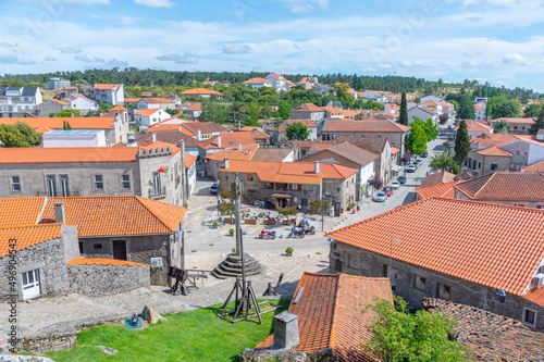 Panorama of Penedono town in Portugal photo