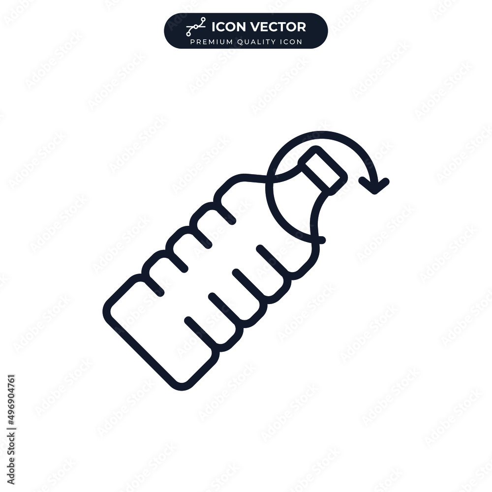 clean water icon symbol template for graphic and web design collection logo vector illustration