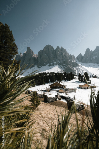 Alpenpanorama in Südtirol, Dolomiten, Italien
