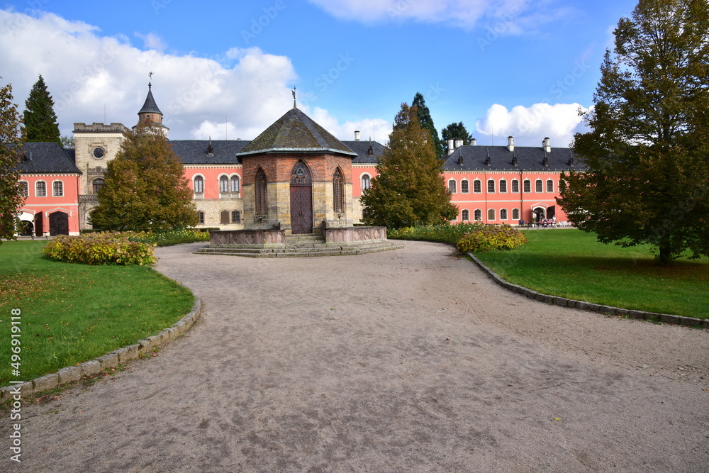 Sychrov castle park