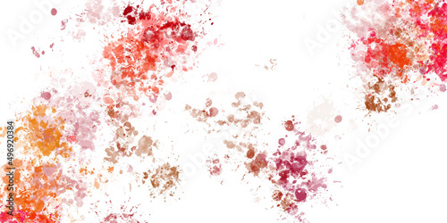 red and white abstract