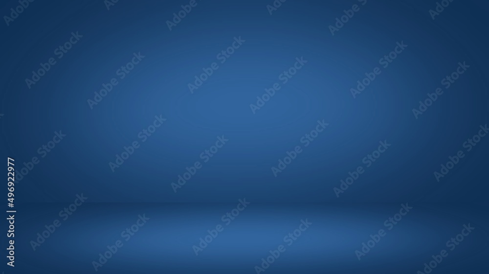 Abstract Blue background for display your products color smooth background