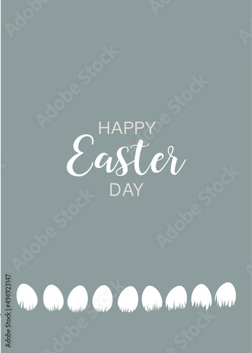 Easter vector card illustrations photo