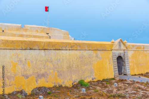 View of the fort in Sagres, Portugal