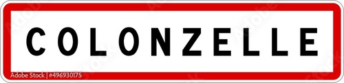 Panneau entrée ville agglomération Colonzelle / Town entrance sign Colonzelle Free Download Panneau entrée ville agglomération Colonzelle / Town entrance sign Colonzelle - GFXLoad