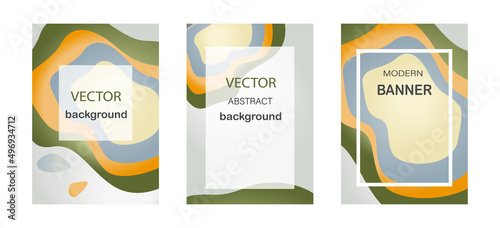 Abstract background .Multilevel wave background. Vector design for business presentations, flyers, posters.
