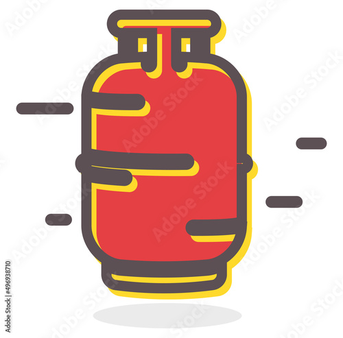 Cooking Gas Cylinder Icon