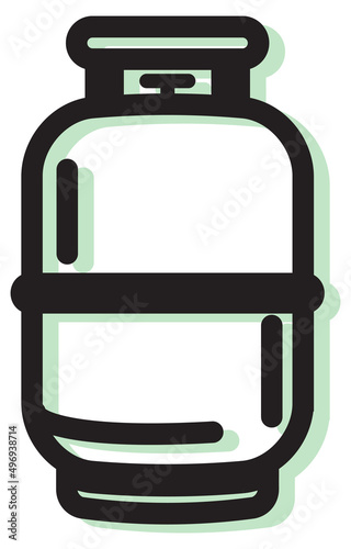 Cooking Gas Cylinder Icon
