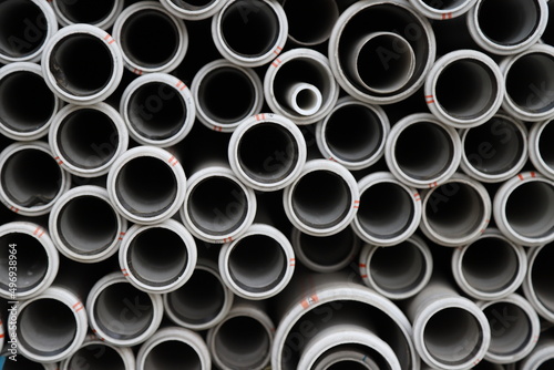 stack of steel pipes