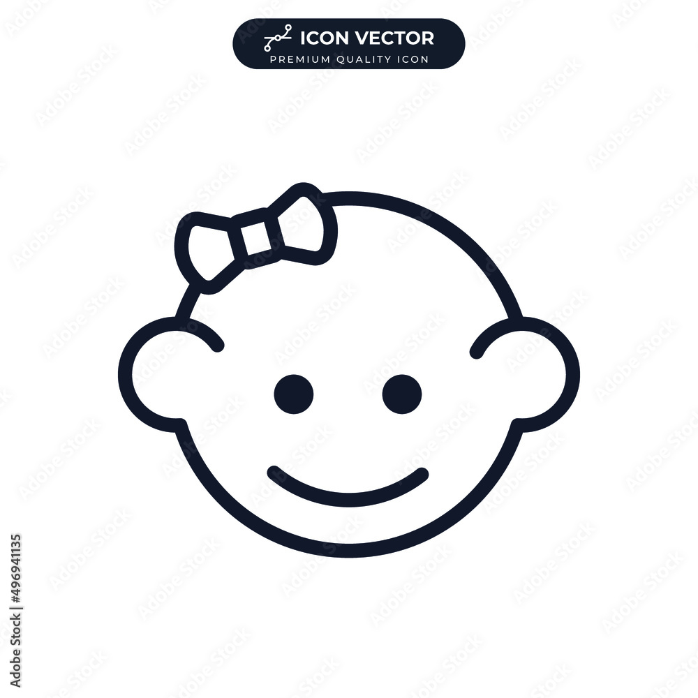 baby icon symbol template for graphic and web design collection logo vector illustration baby icon symbol template for graphic and web design collection logo vector illustration