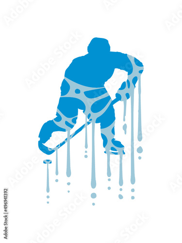 Graffiti Ice Hockey 