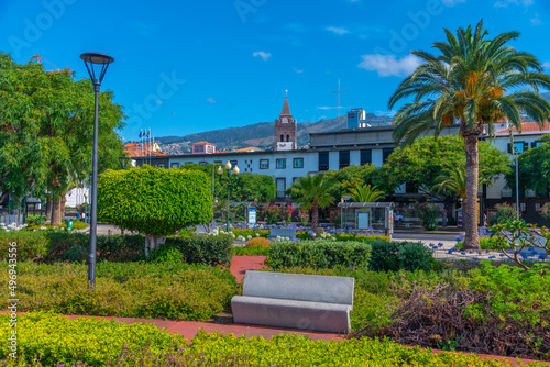 Nelson Mandela park in Portuguese town Funchal