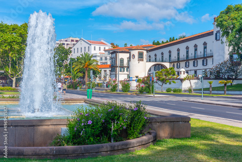 Palacio de Sao Lourenco at Portuguese town Funchal photo