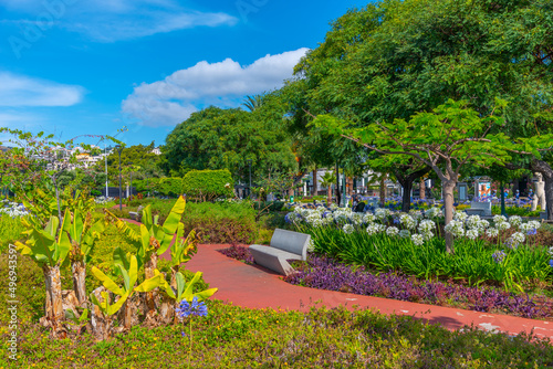 Nelson Mandela park in Portuguese town Funchal