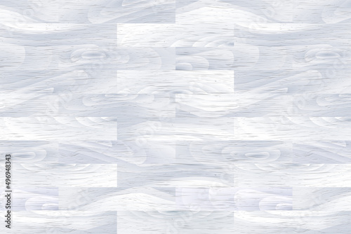 Realistic White Wood Grain textured horizontal background. Wooden plank patte...