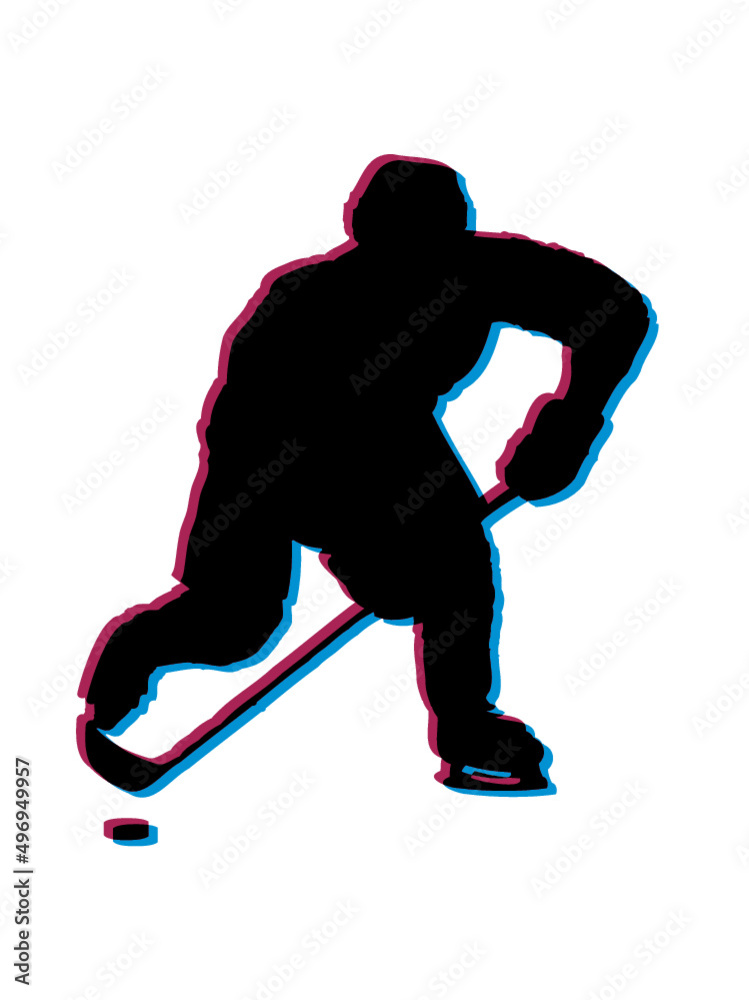 Fototapeta premium 3D Ice Hockey 
