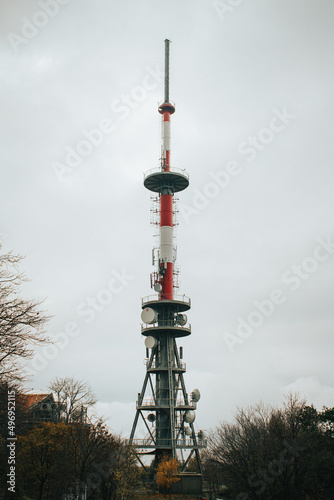 telecommunication tower of the sky