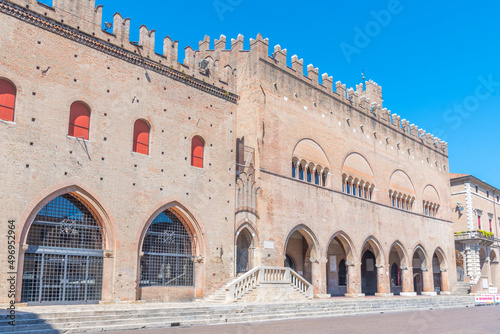 Palazzo dell'Arengo at piazza cavour in the italian city rimini