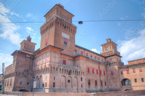 Castello Estense in the Italian town Ferrara photo