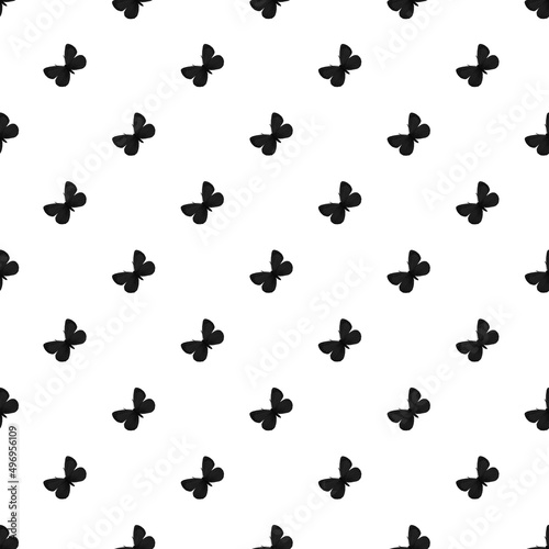 polka dot moth seamless pattern © marinayesina