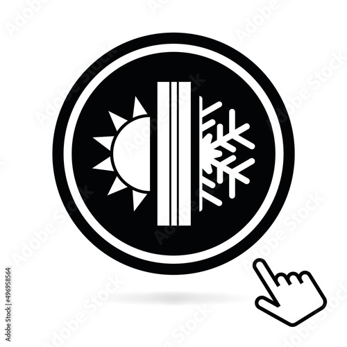 Logo isolation thermique.