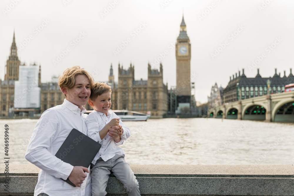 Fototapeta premium Tourist in London