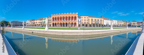 Loggia Amulea at Piazza Prato della Valle in the Italian town Padua photo