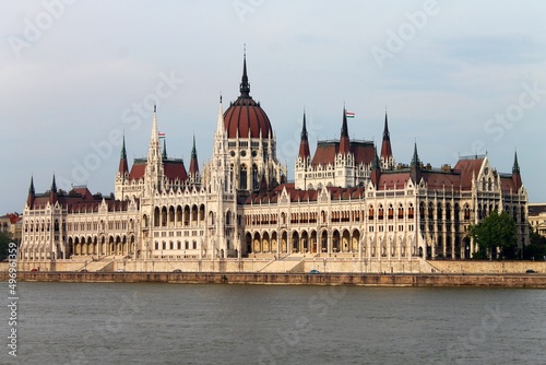 The Parliament of the Pearl of the Danube in Hungary 
