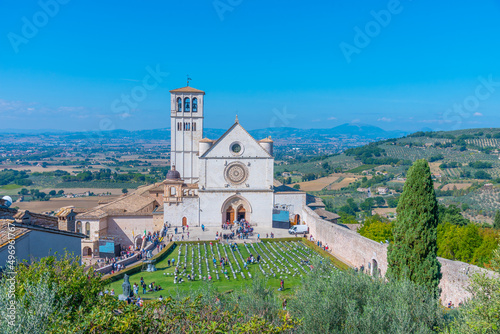 basilica of saint francis of Assisi, Italy photo