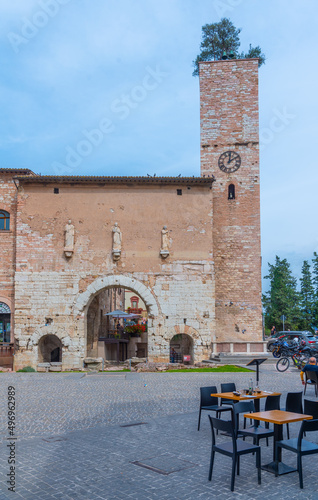 Porta Consolare in Italian town Spello photo