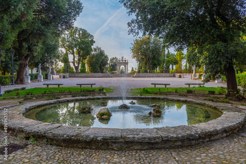 Giardini del Frontone in Perugia, Italy photo