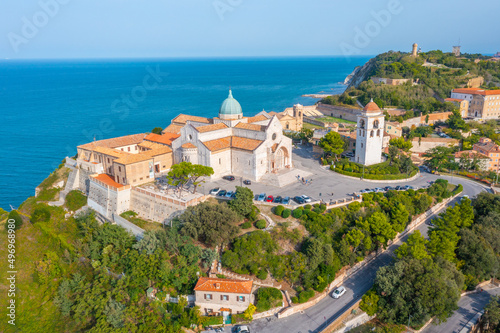 Cathedral of San Ciriaco in Italian town Ancona photo