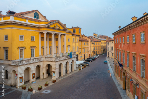 Municipal theatre in Piacenza, Italy photo