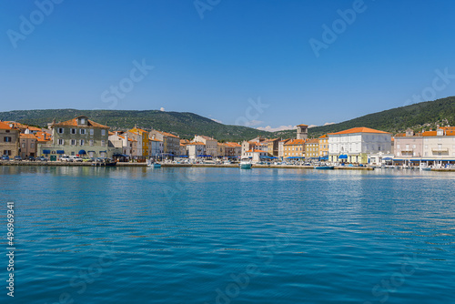 Cres old town port Croatia