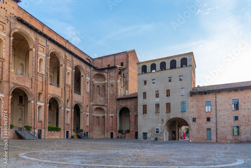 Palazzo Farnese in Italian town Piacenza photo